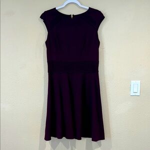Women’s ELIZA J FIT AND FLARE back zip stretchy DRESS size 12